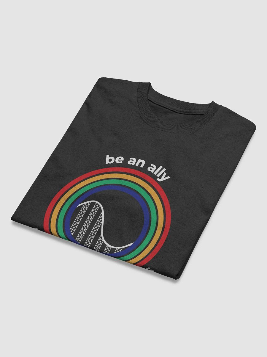 Be an Ally, Ride Rollercoasters (Dark - 100% cotton) product image (3)