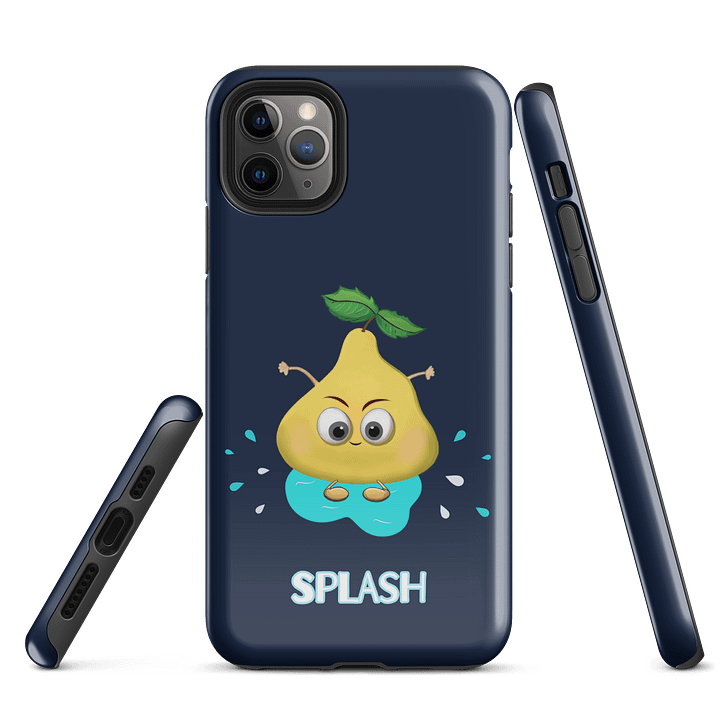 Playful Pear Splash Tough iPhone® Case product image (3)