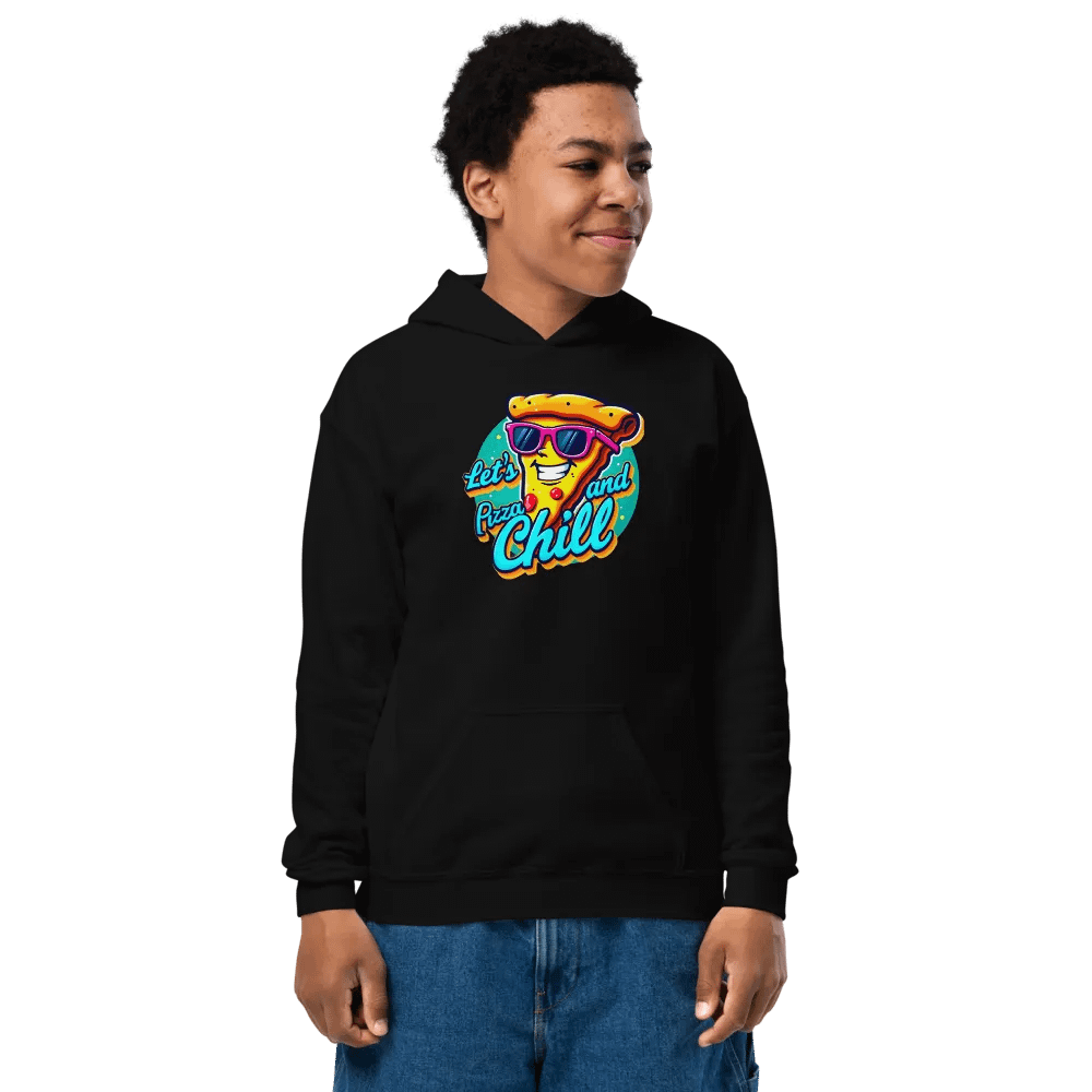 Pizza and Chill Youth Hoodie (Kid's Unisex) product image (1)