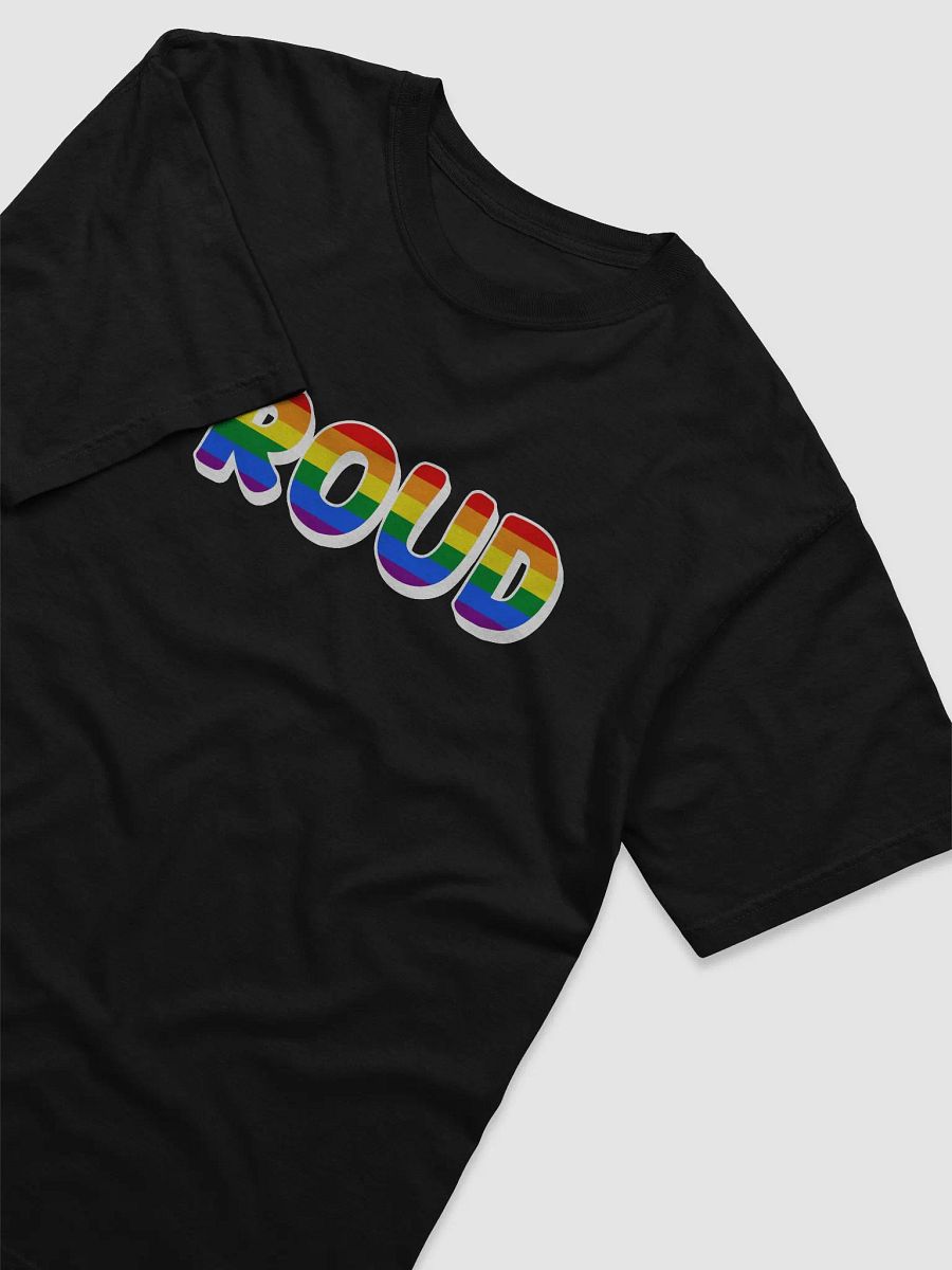 The 'PROUD LGBTQ+' T-Shirt - Black product image (3)