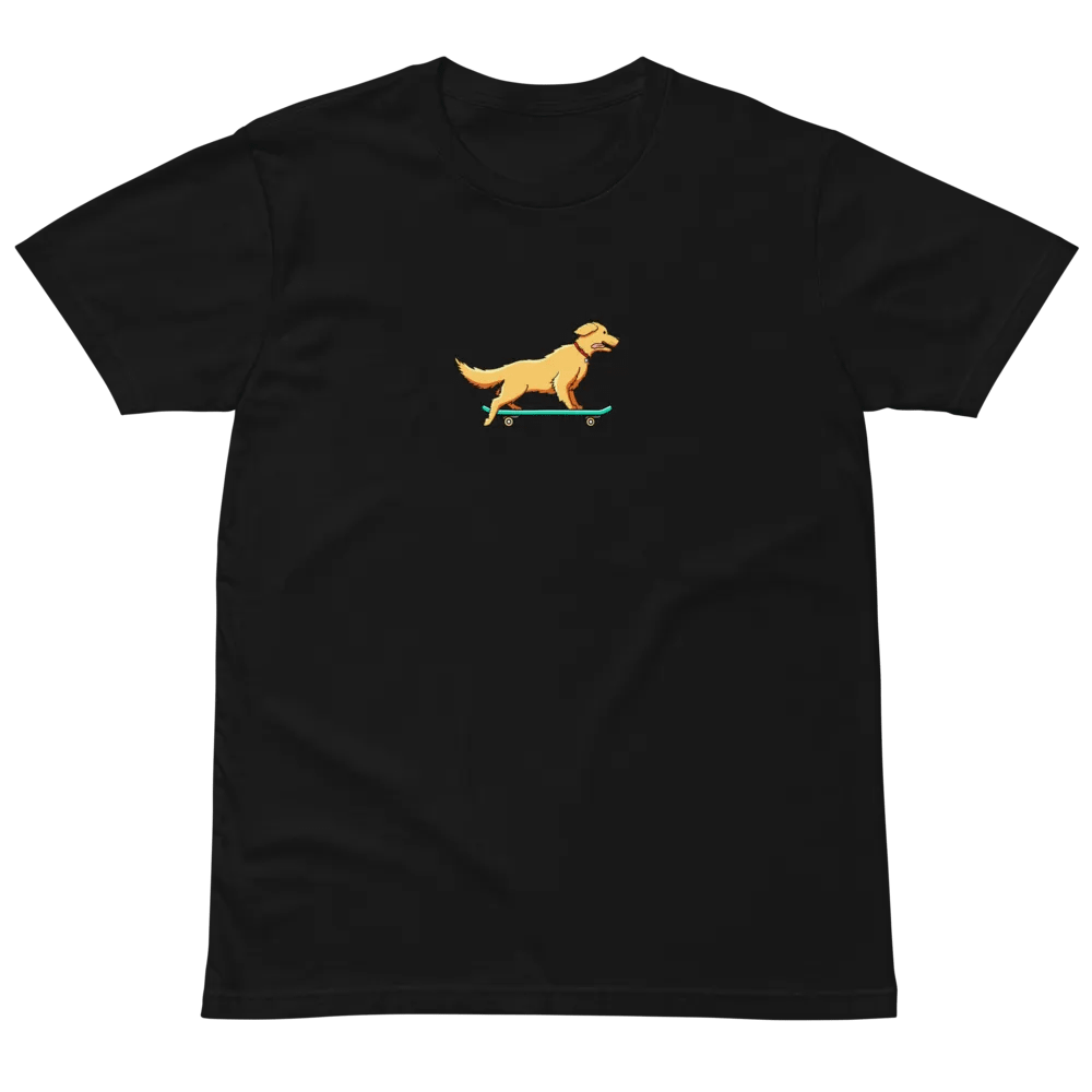 Skating Retriever T-Shirt product image (3)