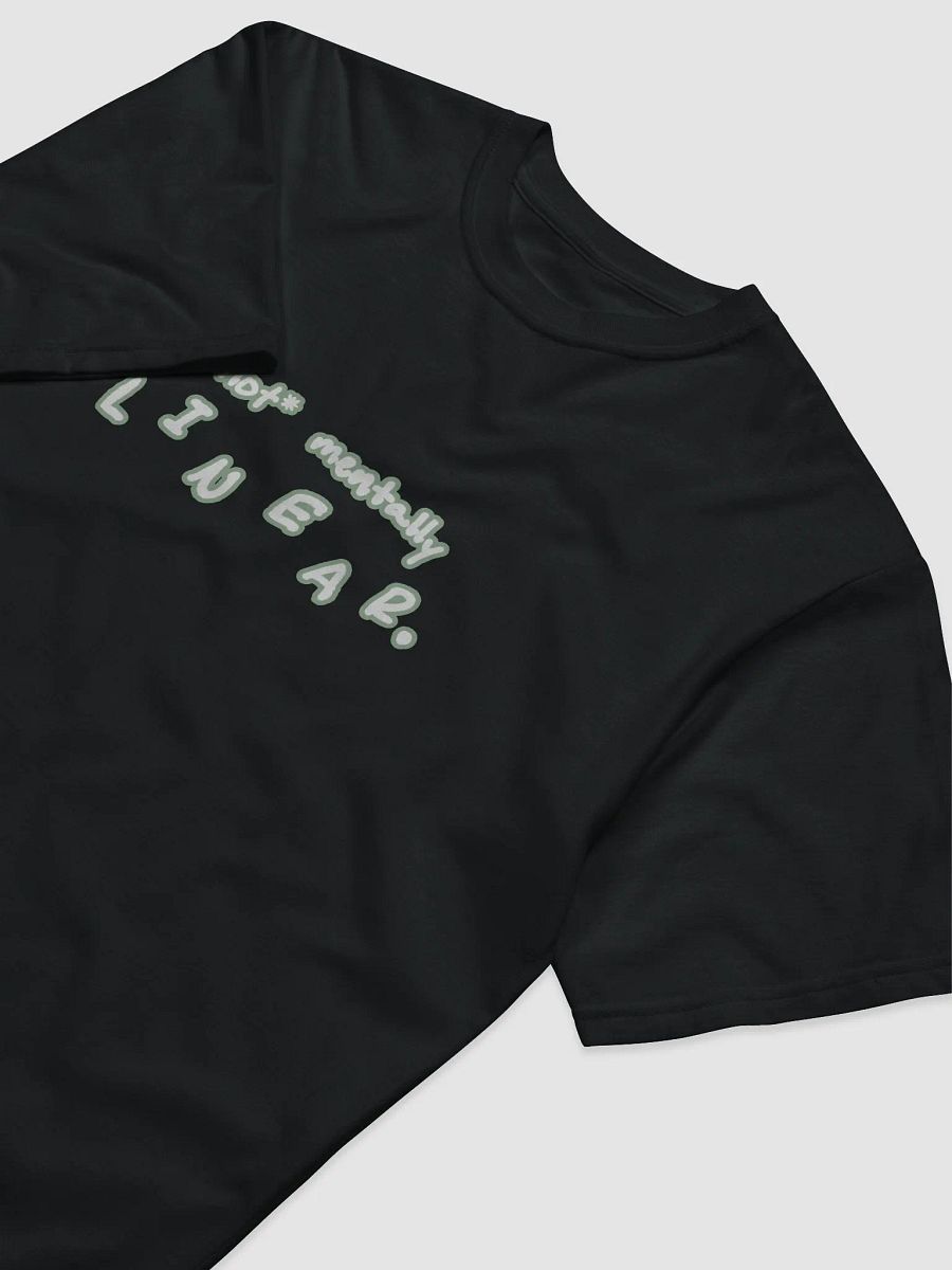 *not* mentally linear (lined design, #96B697) unisex eco tee product image (5)
