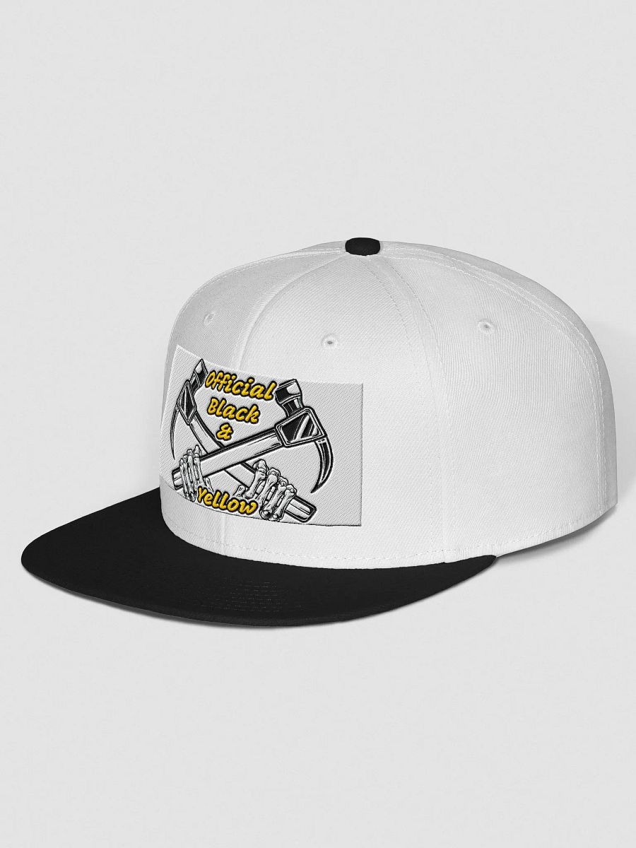 Official Black & Double Steel Snapback Cap product image (2)