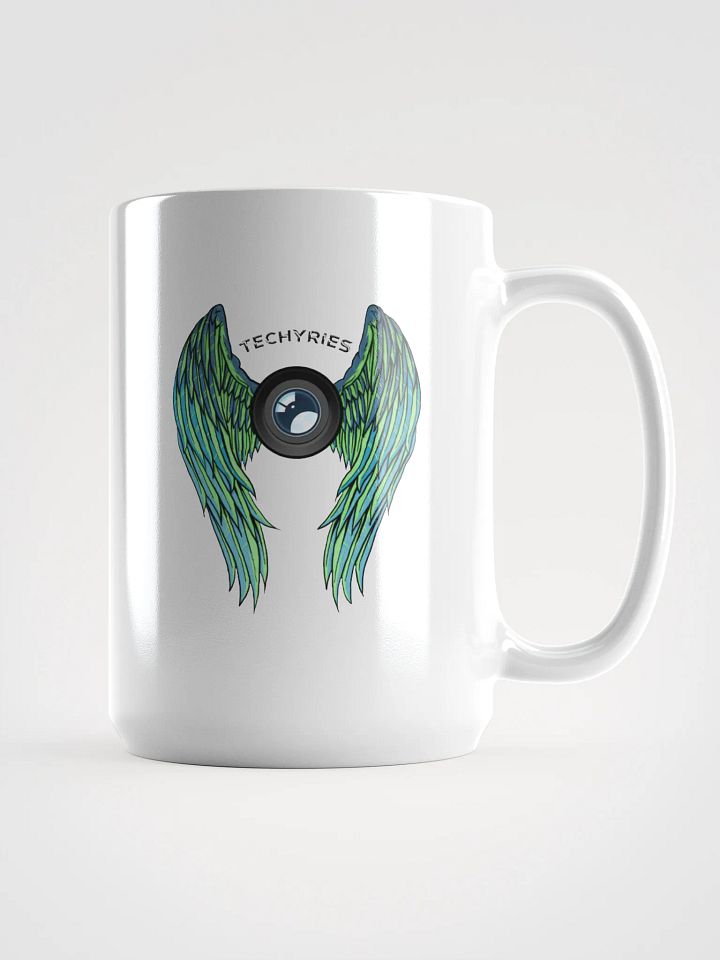 Techyries Logo White Glossy Mug product image (1)