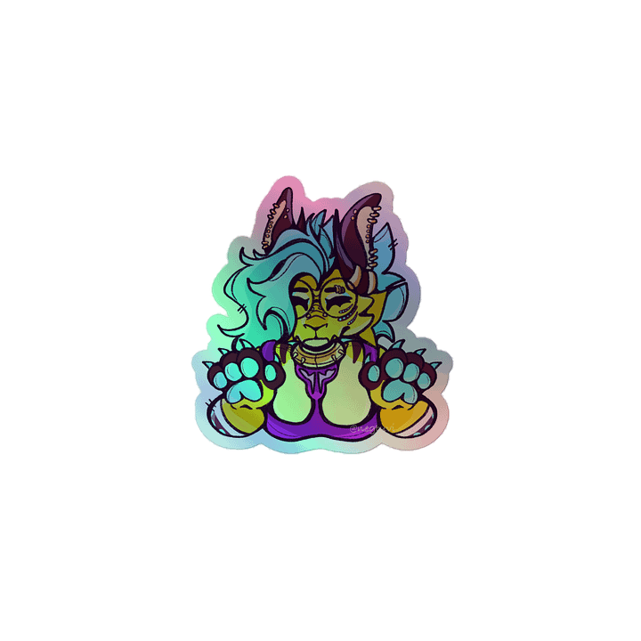 Hammy Paws Sticker (HOLOGRAPHIC) product image (1)