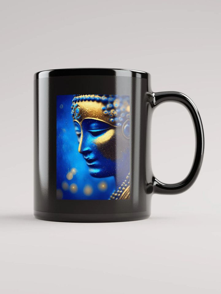 Blue Buddha portrait (front & back) product image (1)