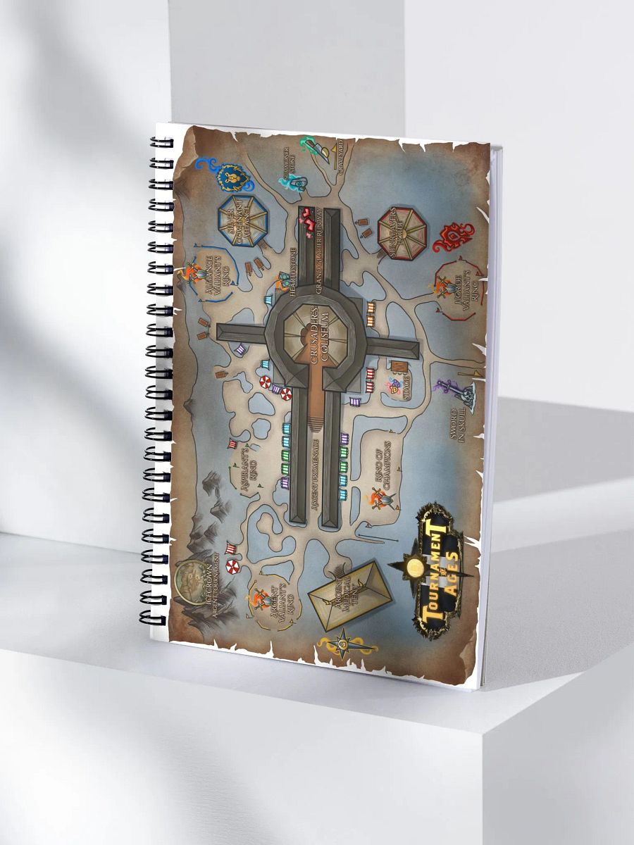 Tournament of Ages - Fairegrounds Map - Spiral Notebook product image (4)