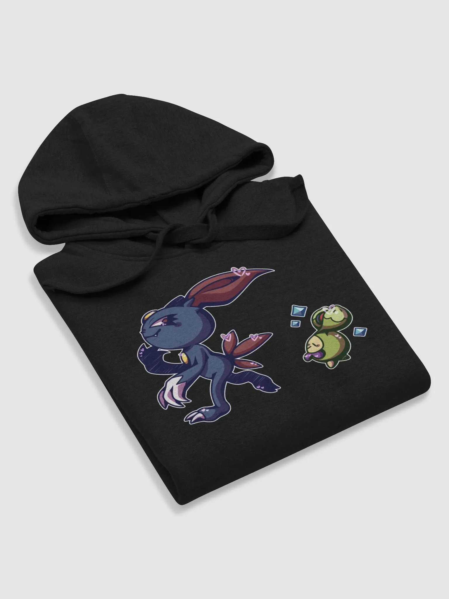 Sneasel and Budew - Cotton Unisex Hoodie product image (12)