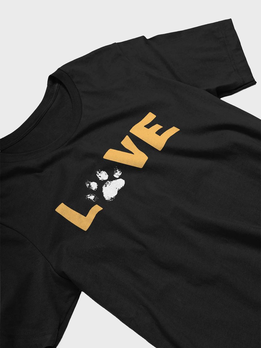 Dog Love Paw Print Shirt Dark product image (3)