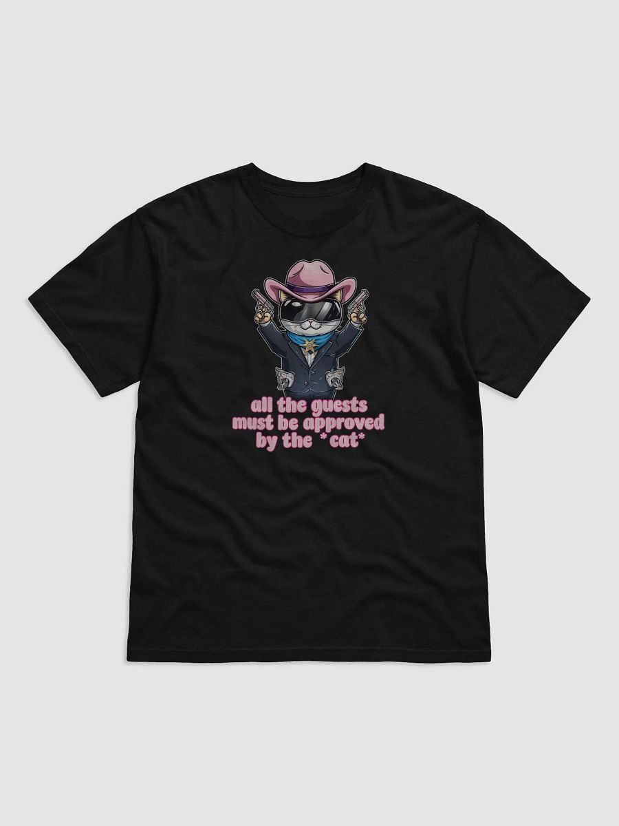approved by the cat t-shirt product image (2)