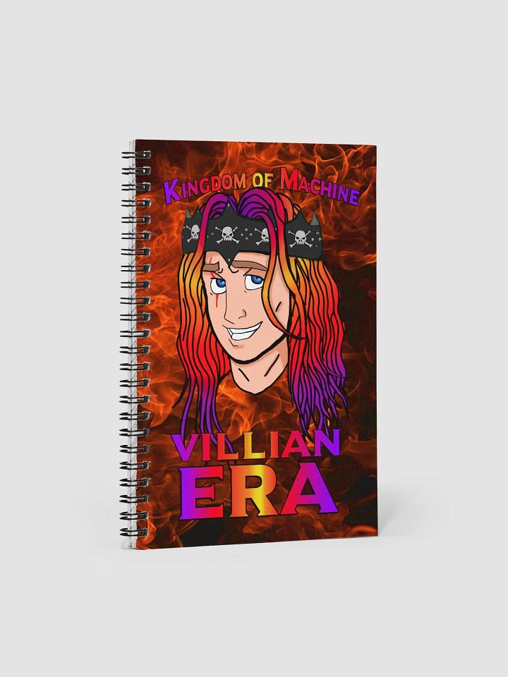 evil king spiral noatbook product image (1)