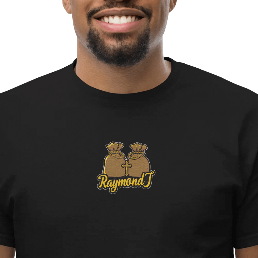 Raymond J - Original Embroided Centrepiece T-Shirt product image (14)
