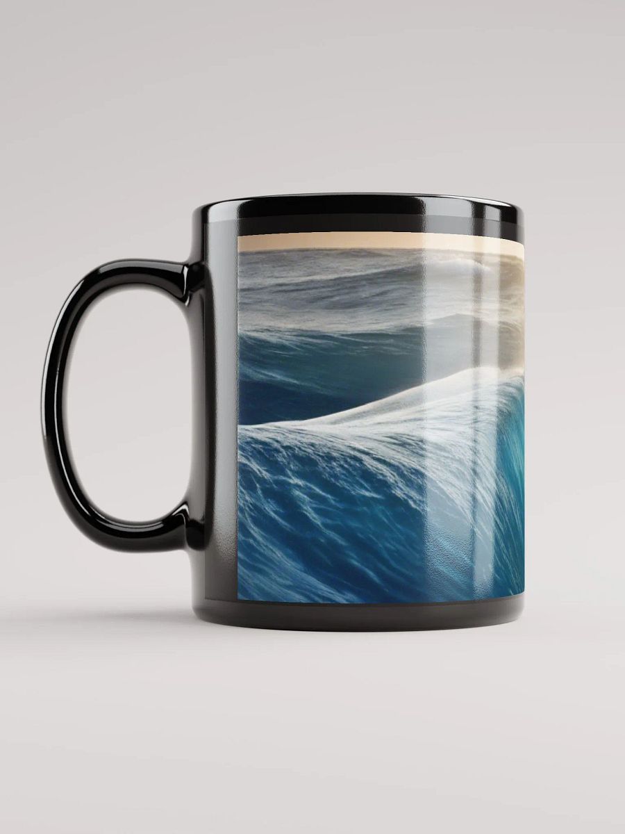Cresting Wave Black Glossy Mug product image (11)