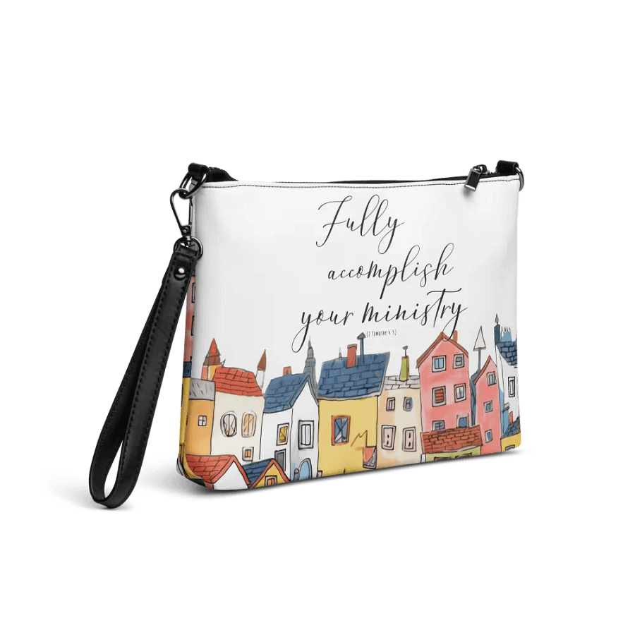 'Fully Accomplish Your Ministry' All-Over Print Crossbody Bag product image (7)