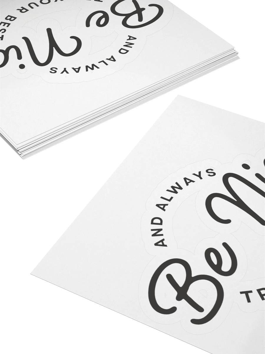 Be Nice Sticker product image (13)