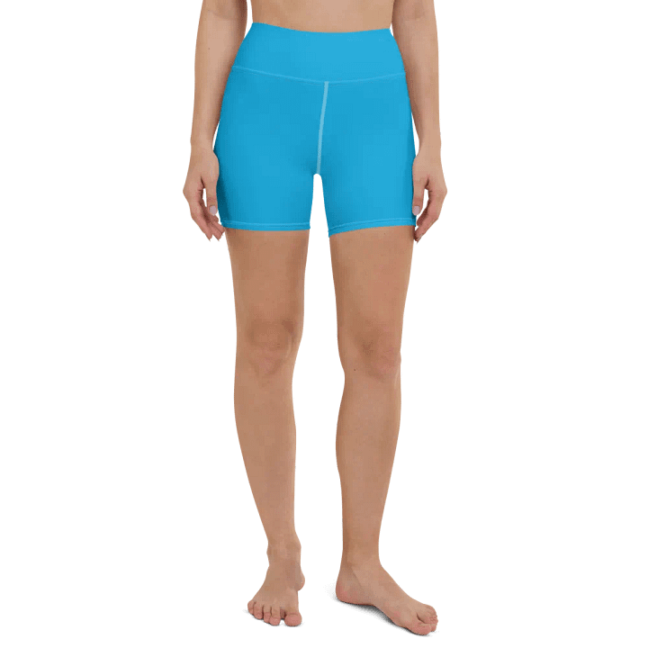 Sky Blue Yoga Shorts product image (1)