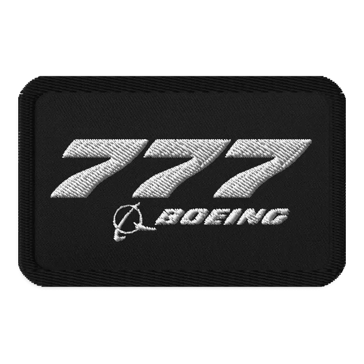 Boeing 777 - Embroidered Patch product image (1)