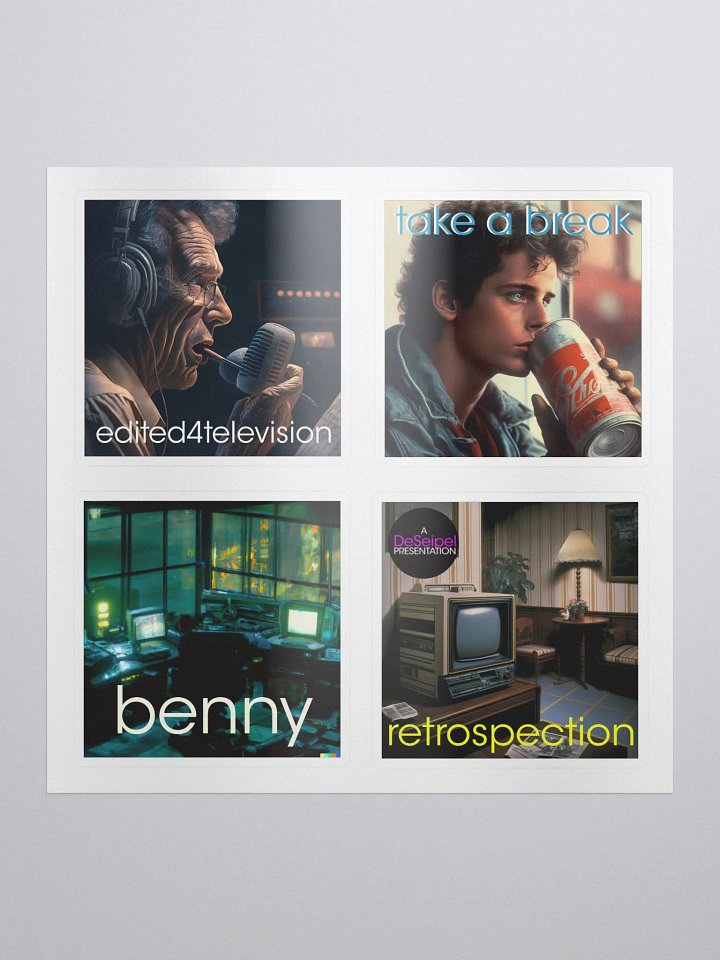 Retrospection sticker sheet product image (1)