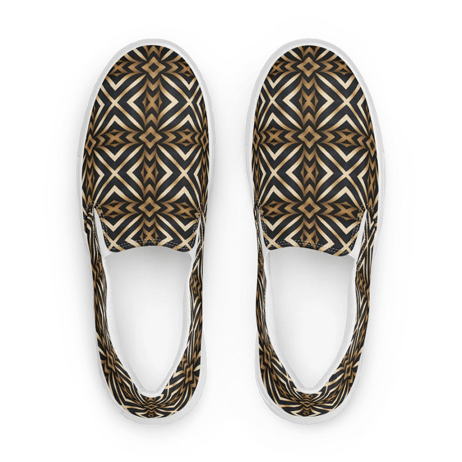 Geometric Illusion Slip-On Shoes product image (2)