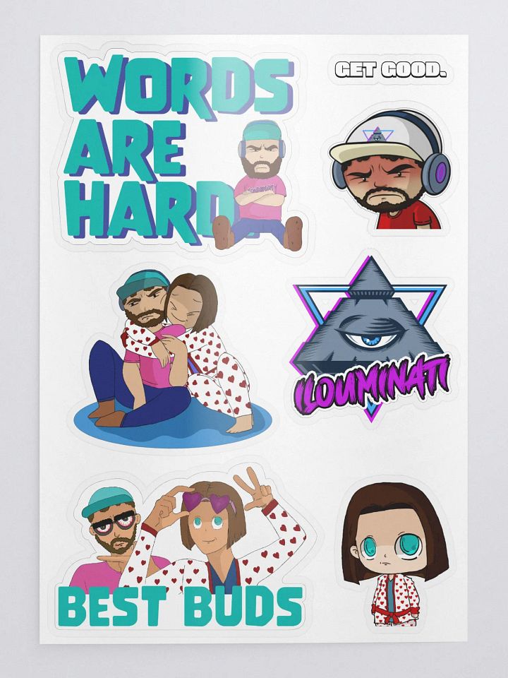 Ilouminati Multi-Sticker Sheet product image (1)