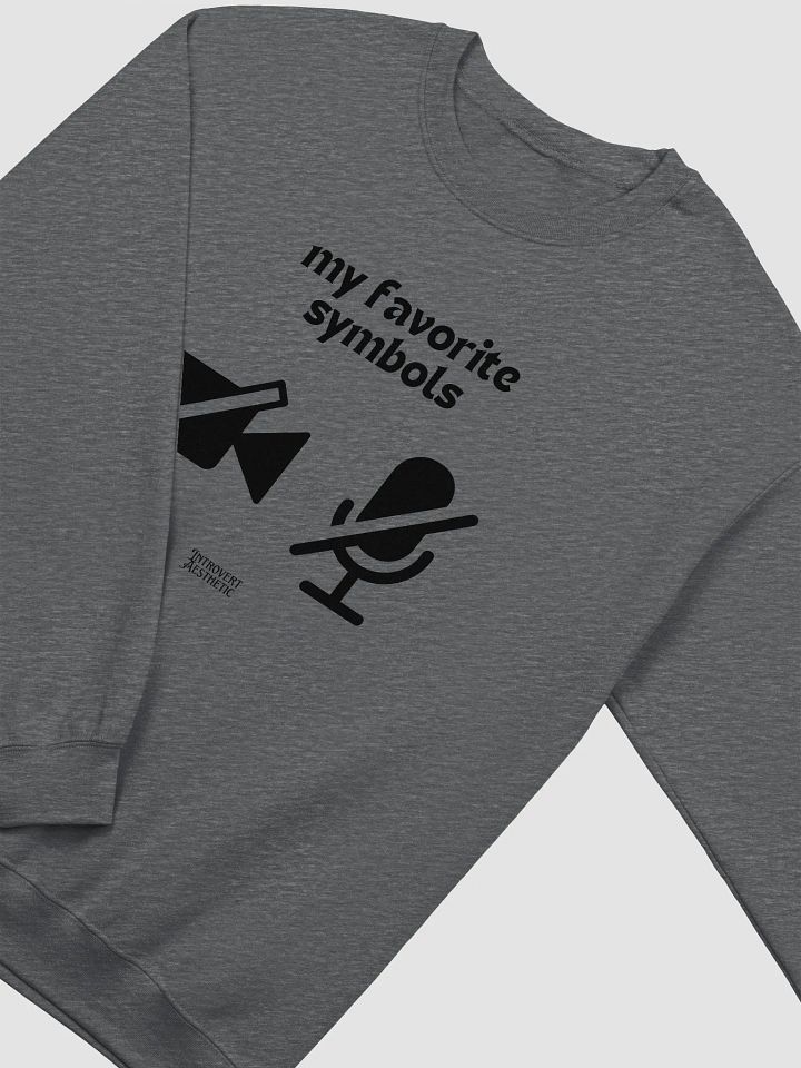 MY Favorite Symbol Crewneck Sweatshirt product image (2)