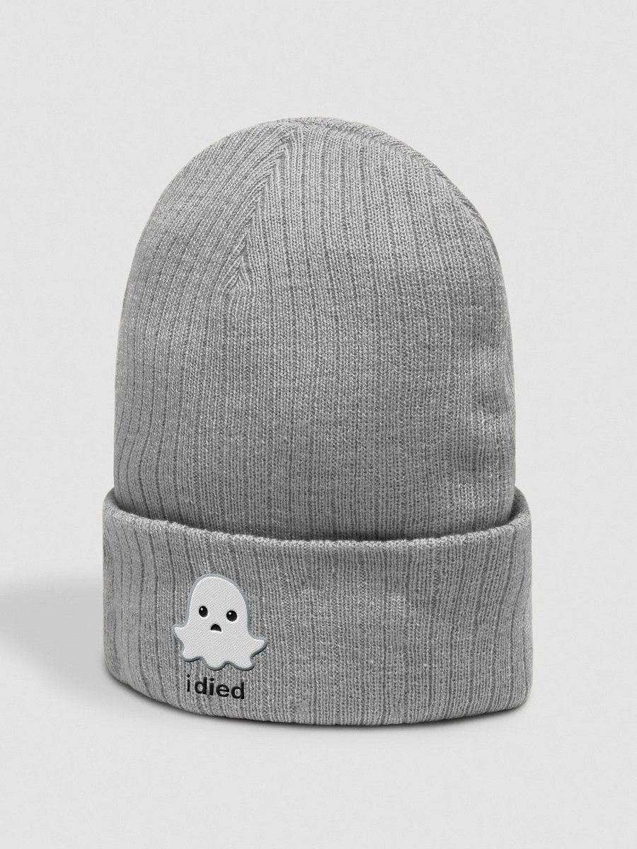 Sad Ghost Beanie - Light Color product image (8)
