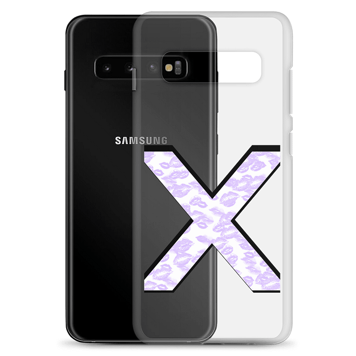 White X Lilac Lipstick Kisses Phone Case S product image (23)