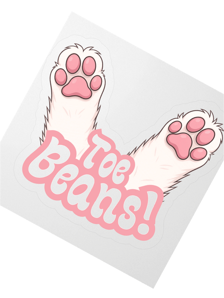 Small Toe Beans Sticker product image (2)