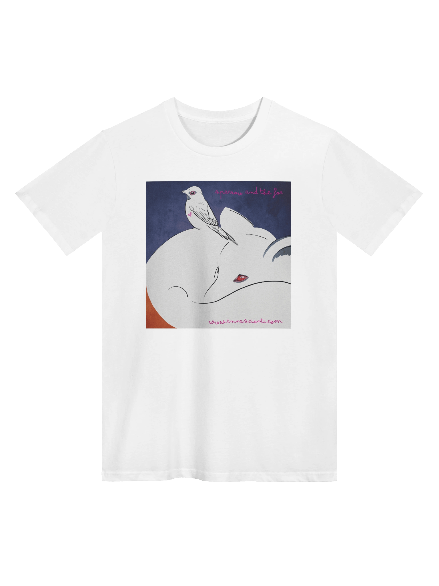 Sparrow And The Fox - White Tee product image (1)