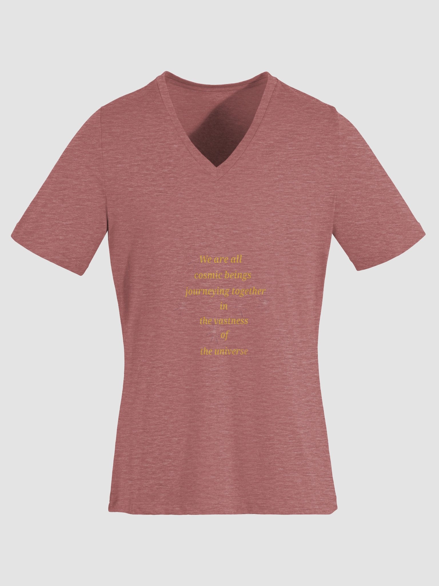 Cosmic Journey Relaxed V-Neck Tee product image (3)