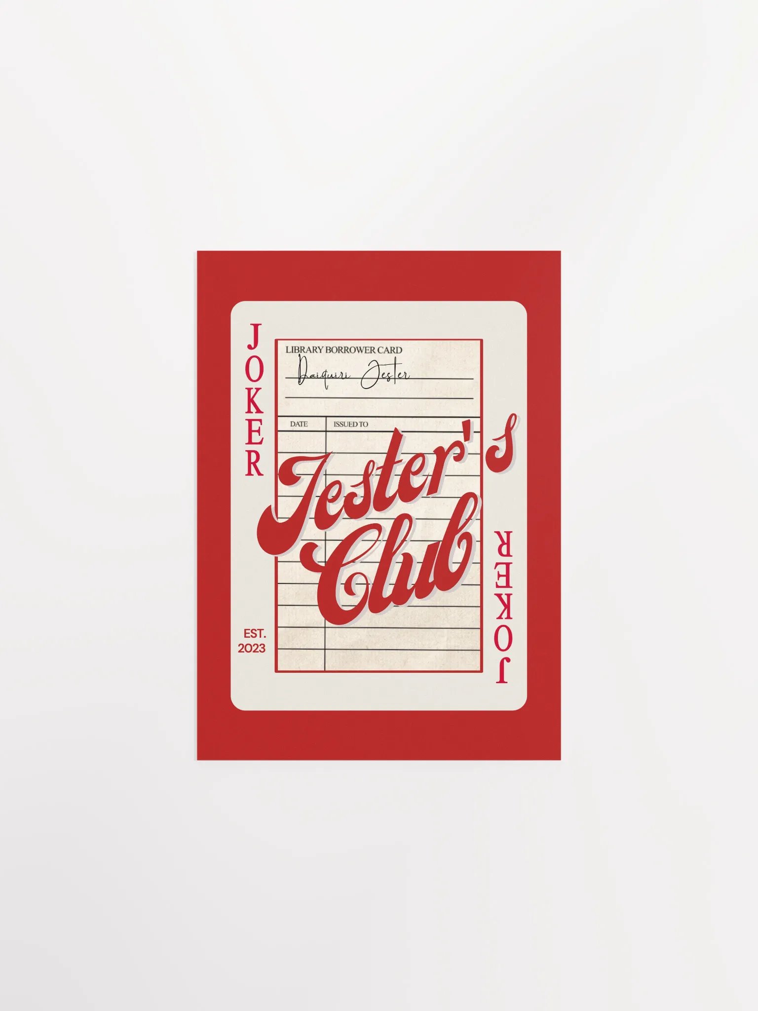 JESTER'S CLUB PRINT product image (1)