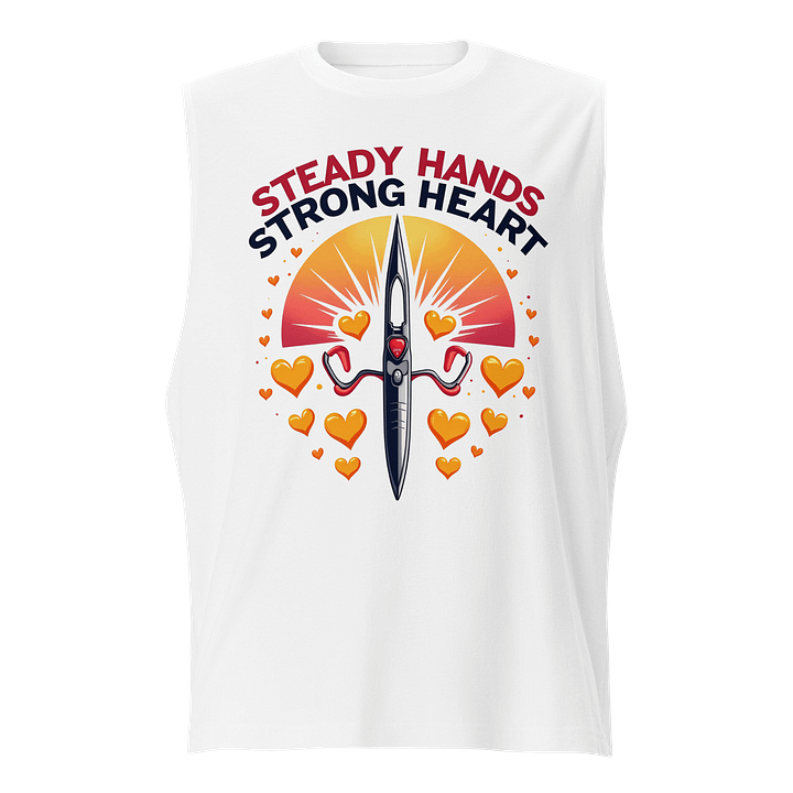 Steady Hands, Strong Heart Muscle Tank product image (1)