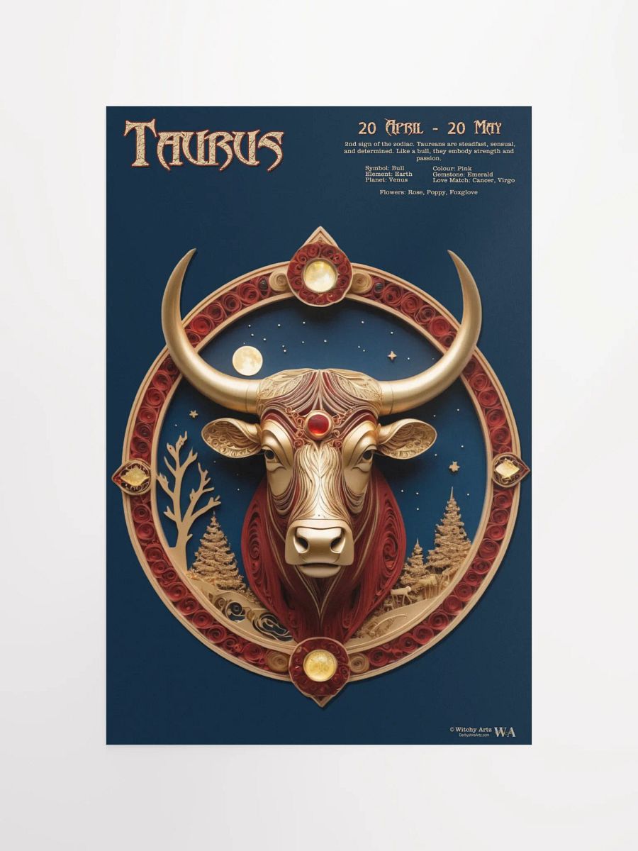 Western Zodiac Poster - TAURUS product image (10)