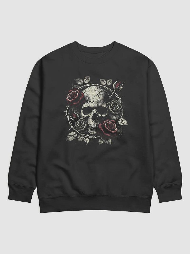 Eternal Roses Skull Sweatshirt product image (1)