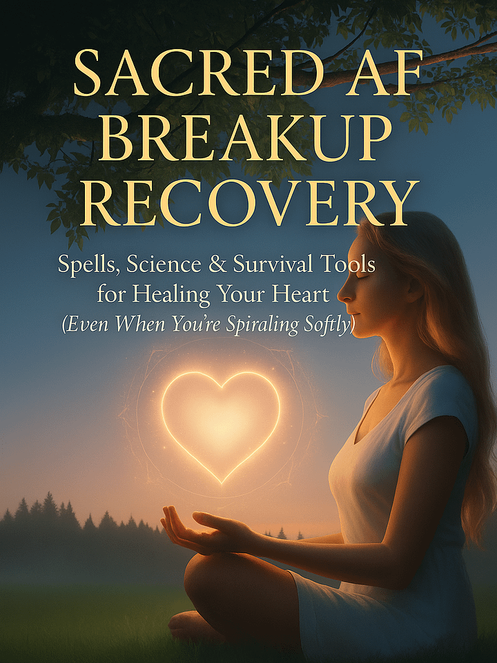 🌟 Sacred AF Breakup Recovery 🌟 ✨ Spells, Science & Survival Tools for Healing Your Heart Without Losing Your Mind (or Your Magic) ✨ product image (1)