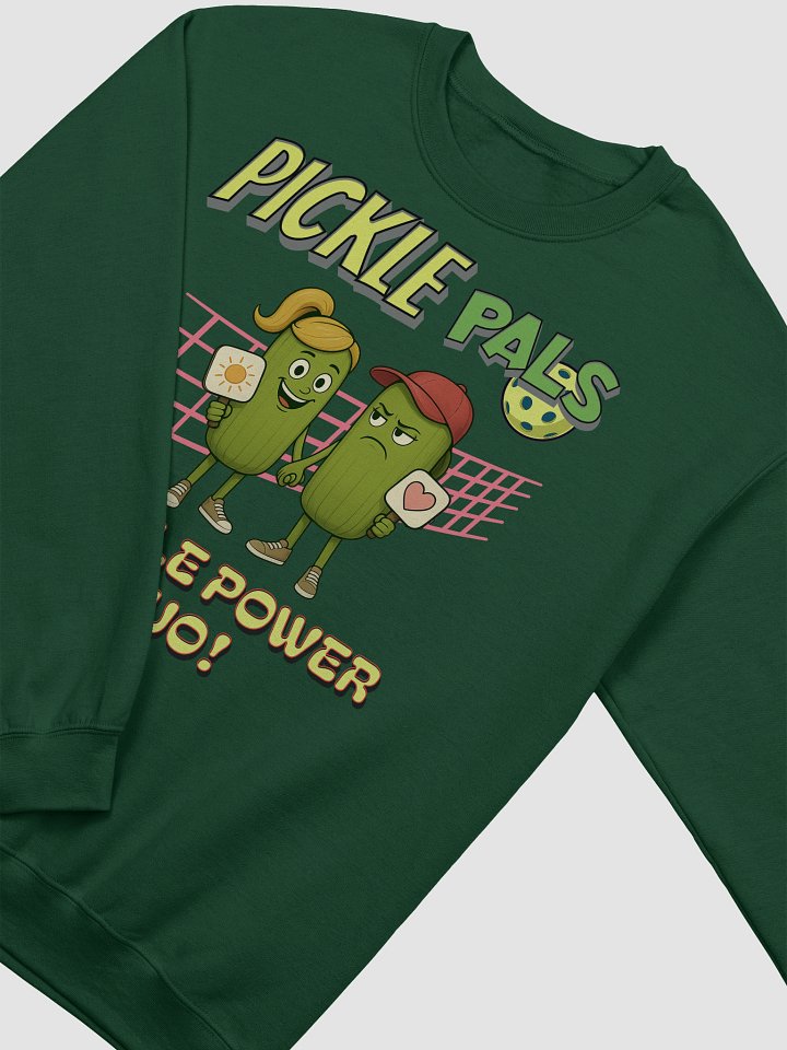 Pickle Pals Couple Paddle Power Duo Pickleball Sweatshirt product image (2)