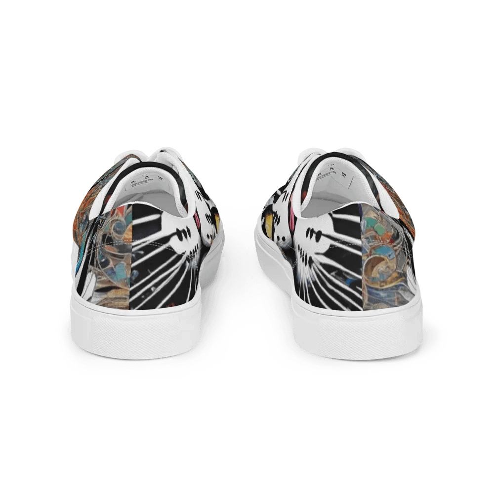 Cat Mosaic Women's Canvas Shoes product image (6)