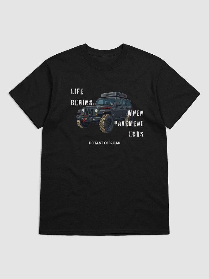 Life Begins When Pavement Ends [Front Print] product image (1)