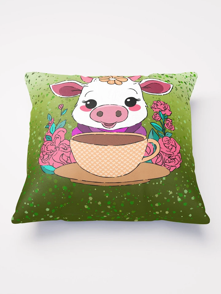 Coffee Break Cow Pillow product image (2)