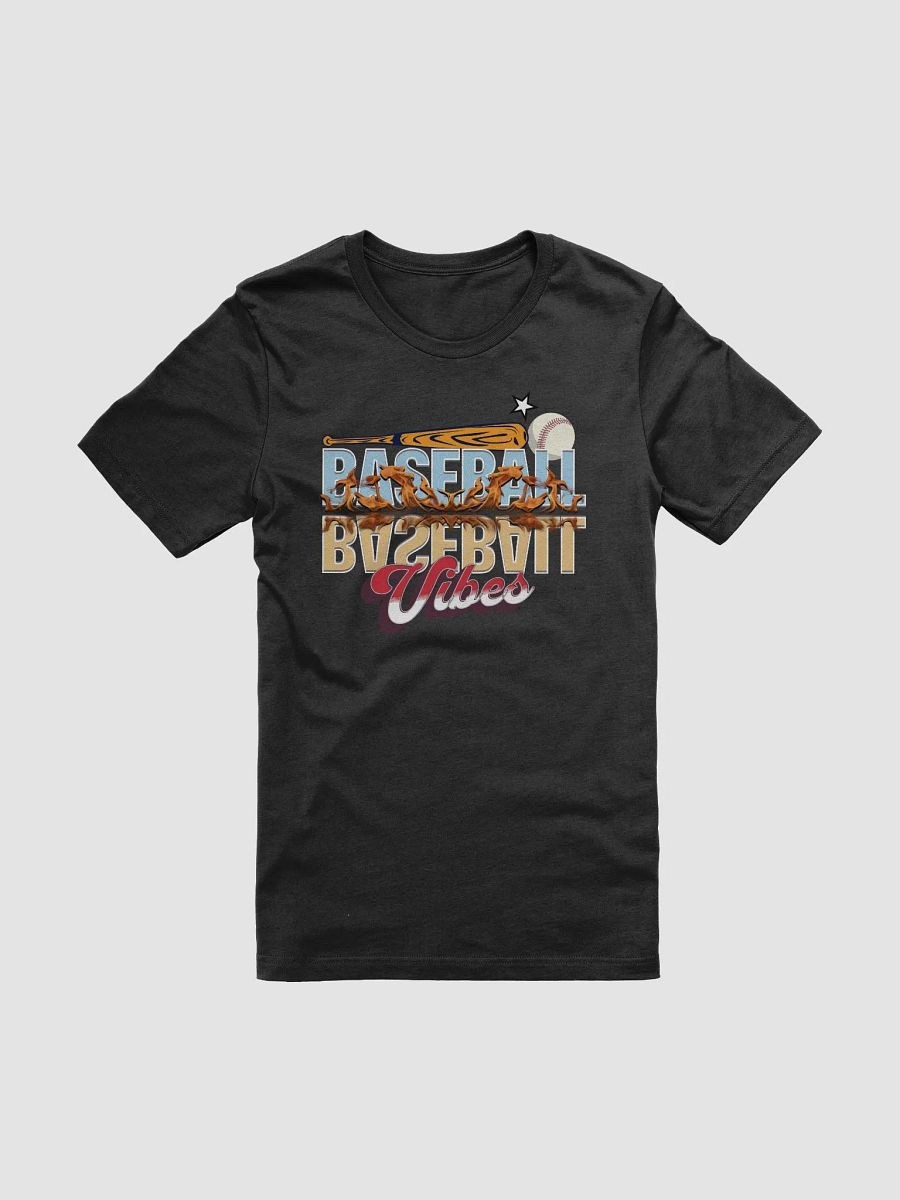Baseball Flaming Vibes T-Shirt product image (1)