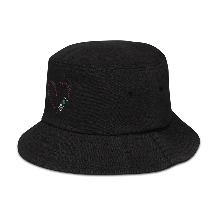 Heartfelt Unity Denim Bucket Hat product image (7)