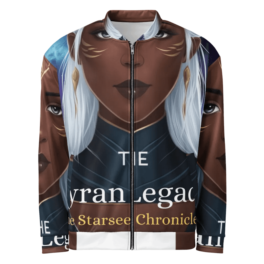 Lyran Legacy Lightweight Bomber Jacket: Embrace Cosmic Power product image (1)