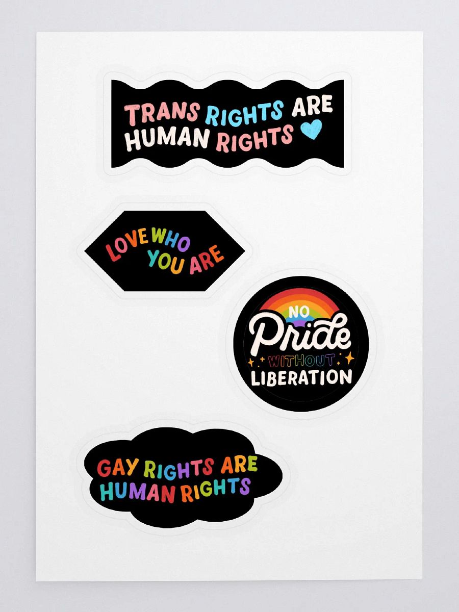 Human Rights LGBTQ+ Full Sticker Sheet product image (3)