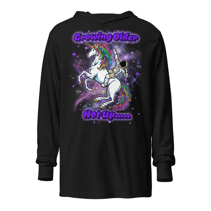 Galactic Unicorn Birthday Adventure hooded tee product image (1)