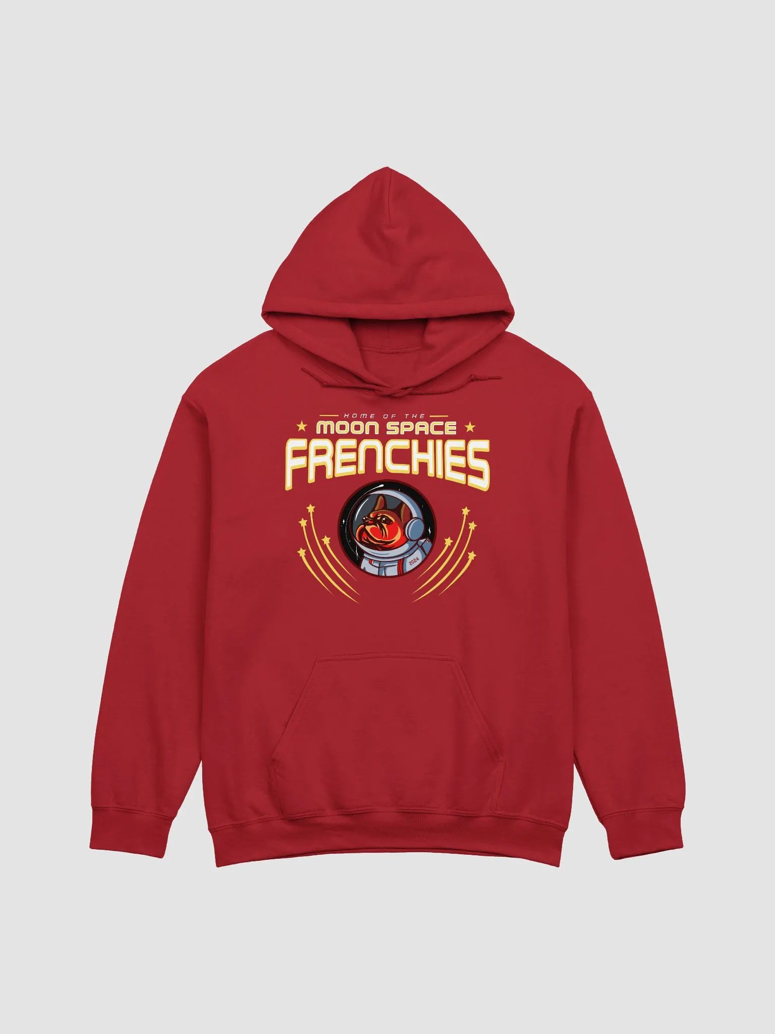 RED & BLACK SPACE FRENCHIES HOODIE product image (2)