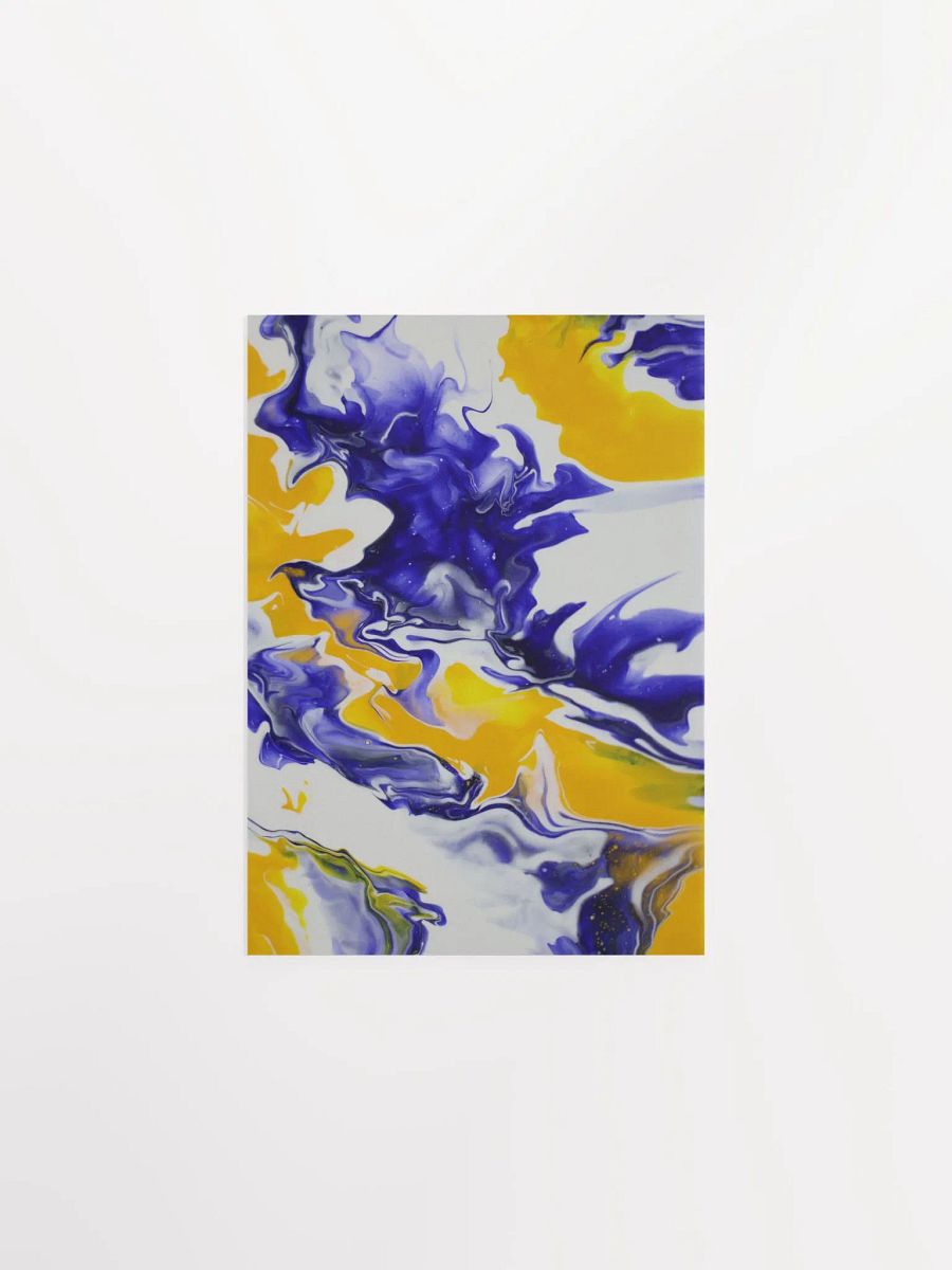 Acrylic Pour Printed Matte Poster - #20BY Design product image (3)