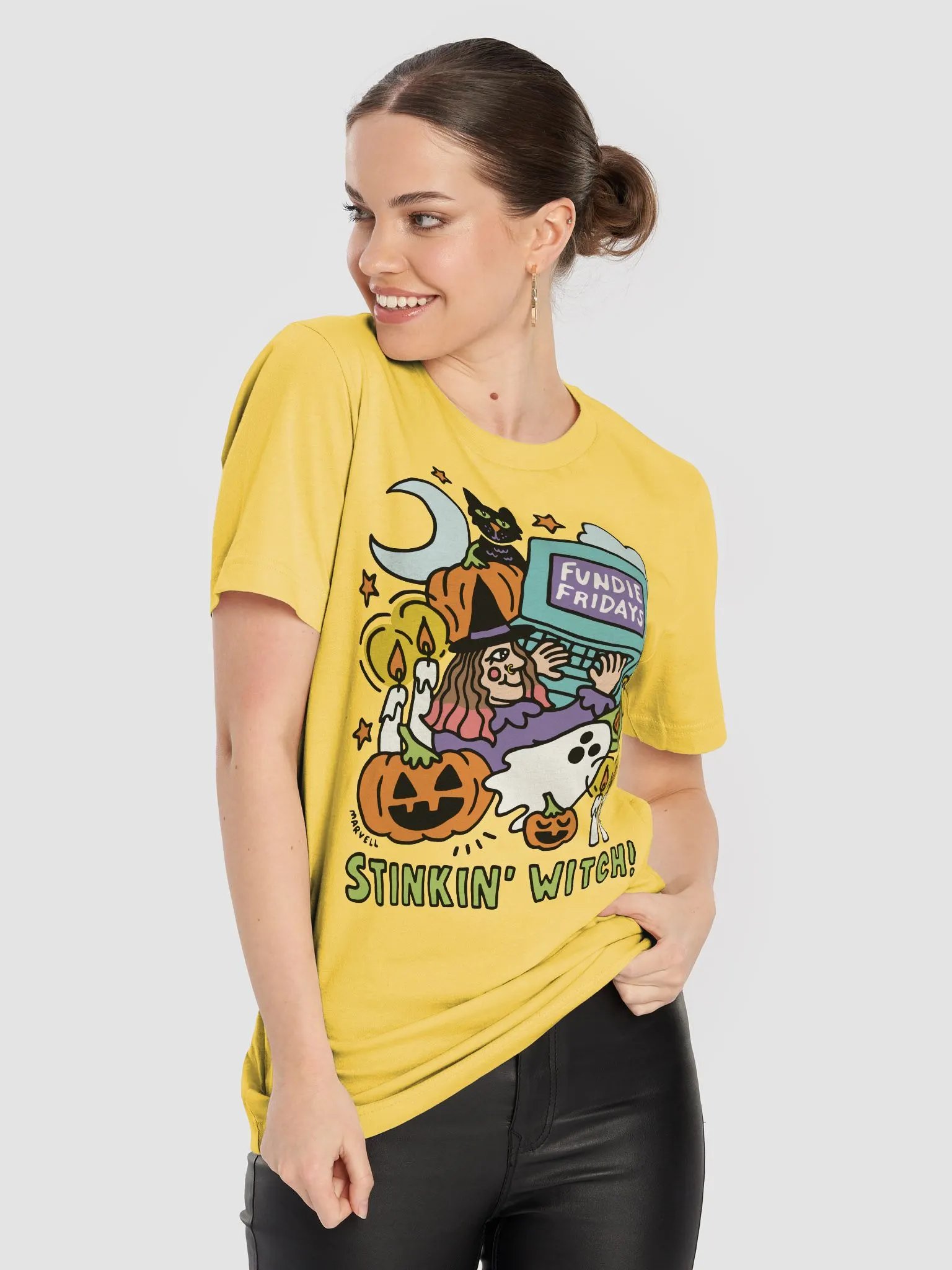 STINKIN' WITCH! Halloween shirt product image (82)