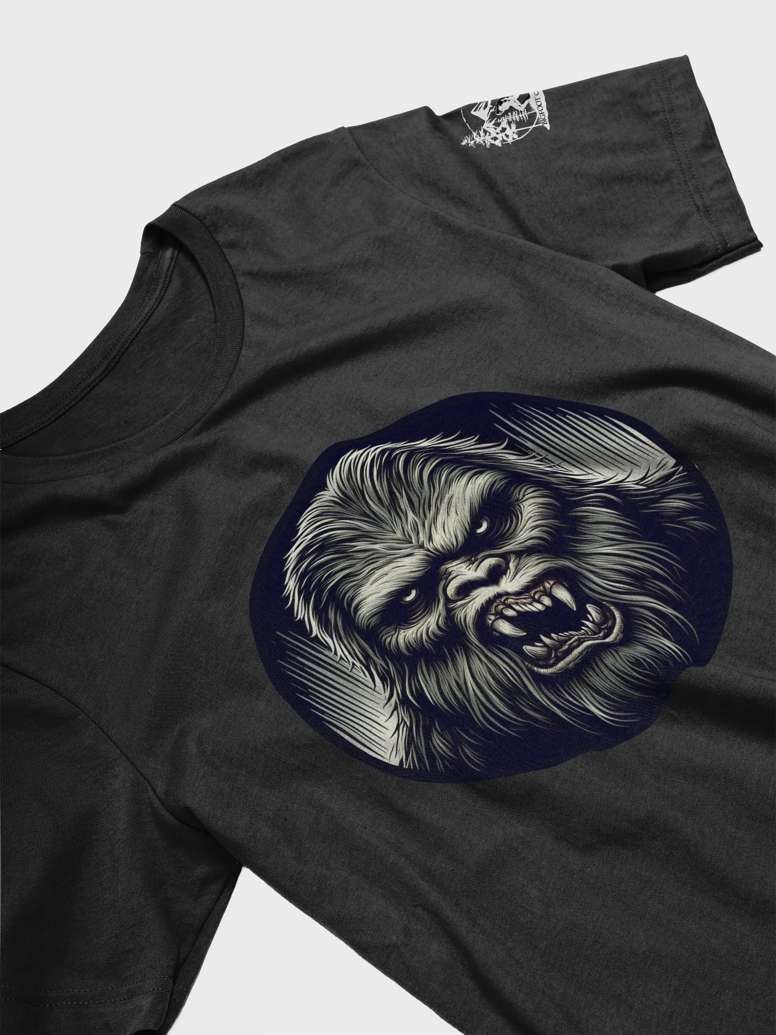 ANGRY BIGFOOT FACE T-SHIRT product image (3)