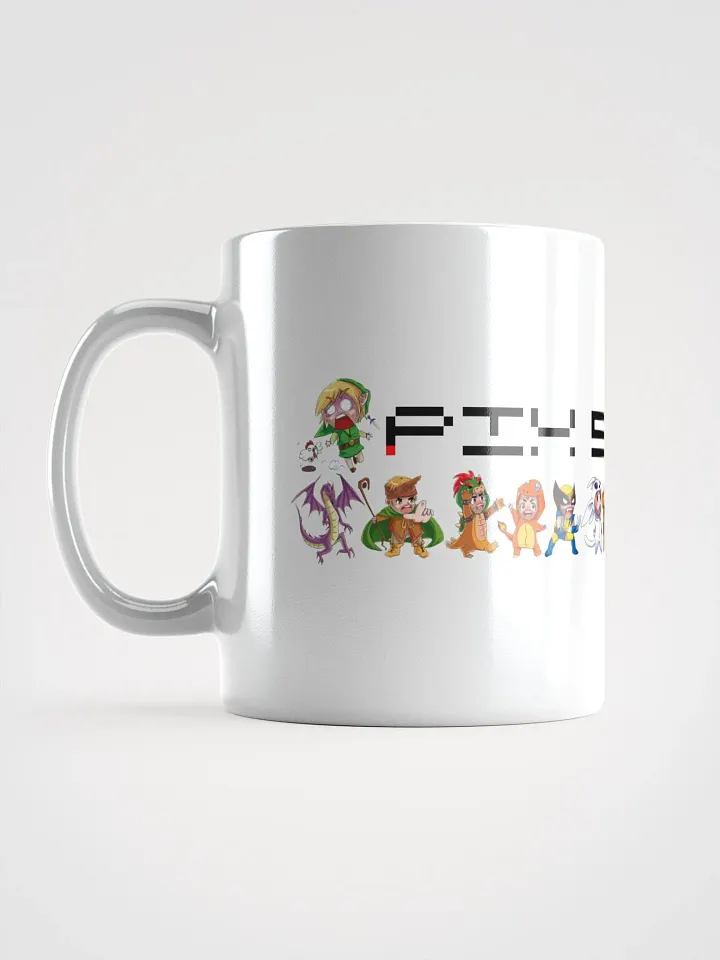 Pix Stitch Character White Glossy Mug product image (1)
