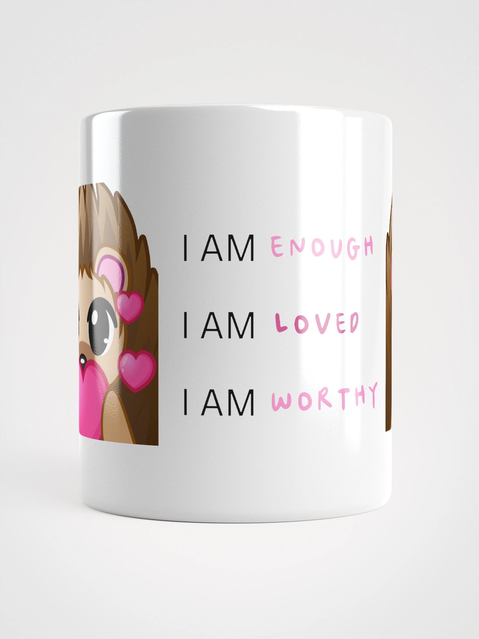 I am loved white mug product image (9)